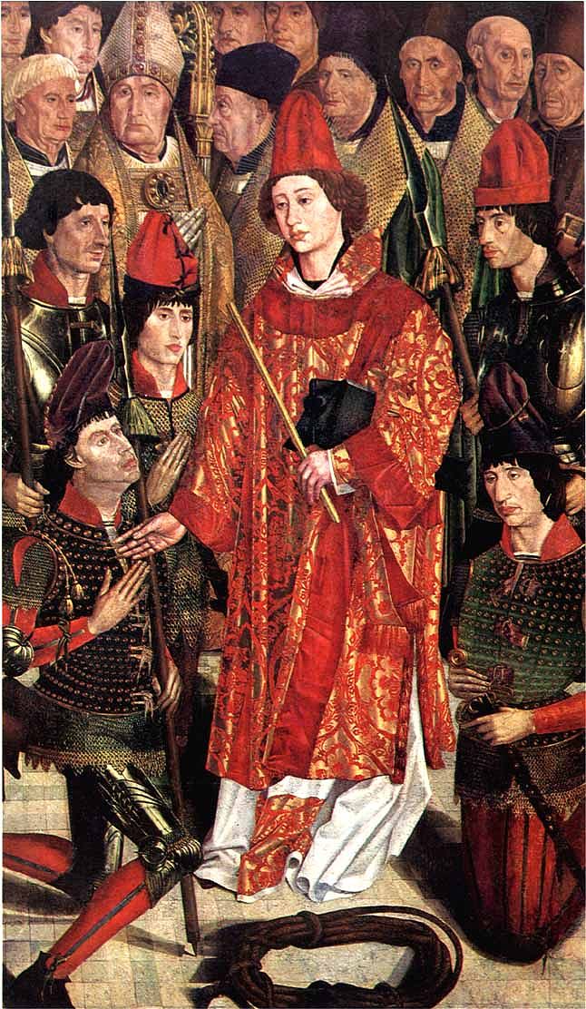 主教座谈会 Panel of the Bishop (c.1470 - c.1480)，努诺·贡萨尔维斯