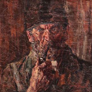 农民与烟斗 Peasant with Pipe (1912)，奥克塔维亚·班吉拉