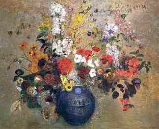 花 Flowers (1909)，奥迪隆·雷东