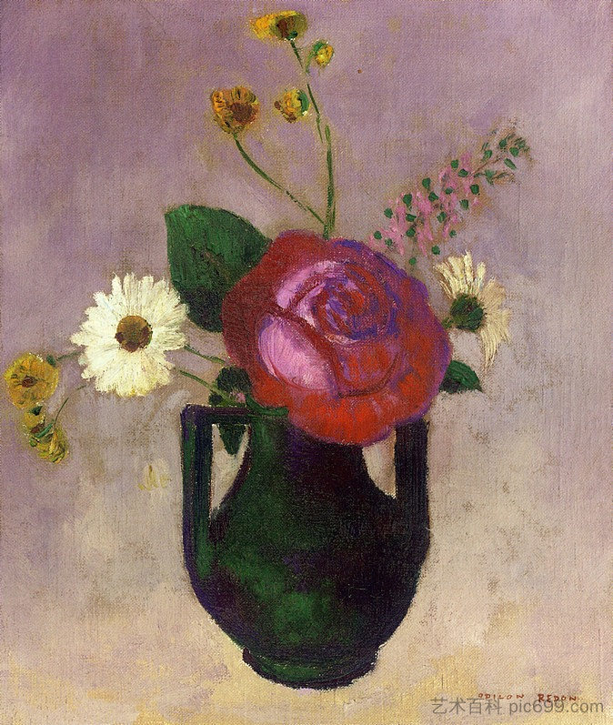罗斯和黛西 Rose and Daisy，奥迪隆·雷东