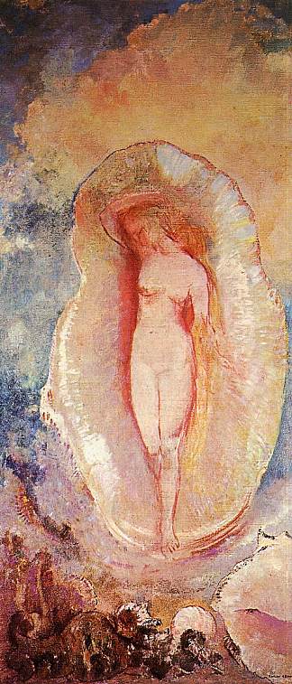 维纳斯的诞生 The Birth of Venus (1912)，奥迪隆·雷东