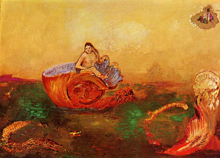 维纳斯的诞生 The Birth of Venus (1912)，奥迪隆·雷东