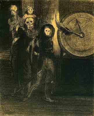 红死病的面具 The Mask of the Red Death (1883)，奥迪隆·雷东