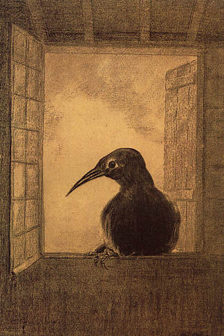 乌鸦 The Raven (1882)，奥迪隆·雷东
