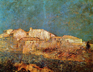 威尼斯景观 Venetian Landscape (c.1908)，奥迪隆·雷东