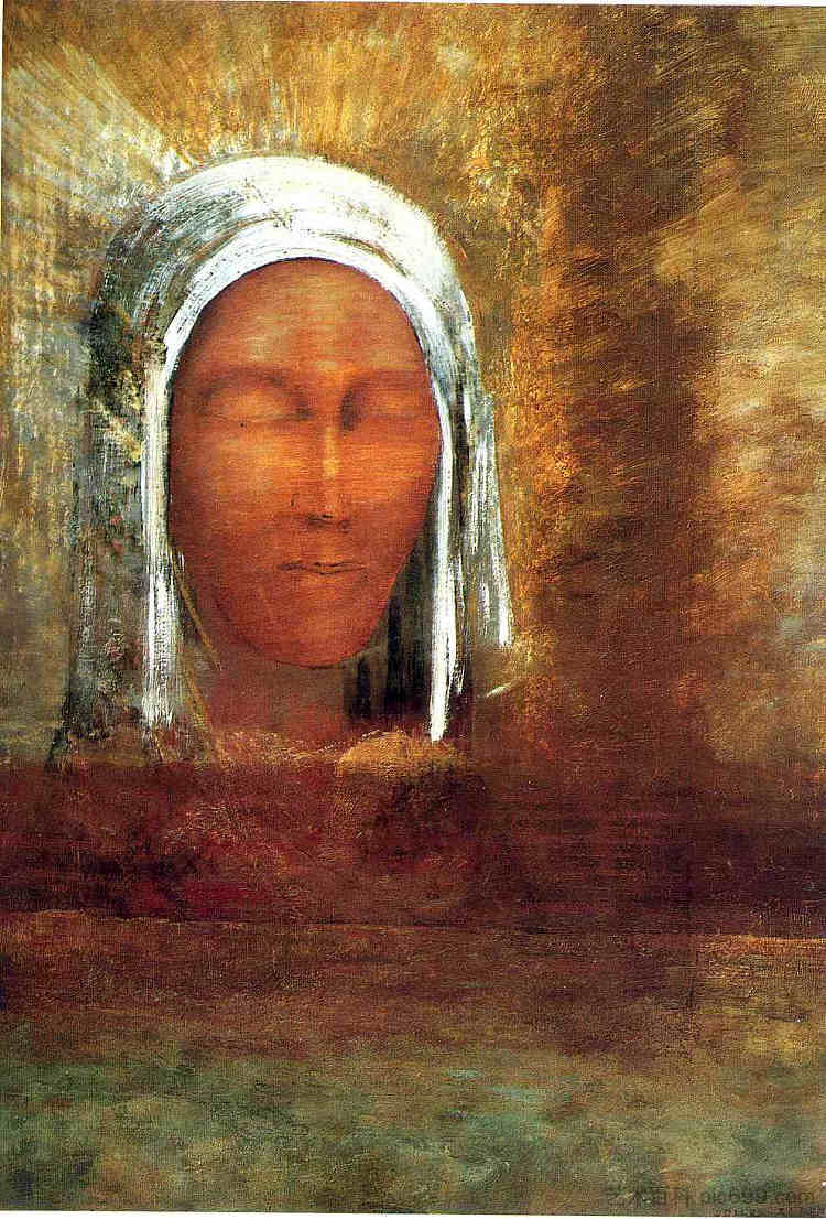 黎明圣母 Virgin of the Dawn (1890)，奥迪隆·雷东