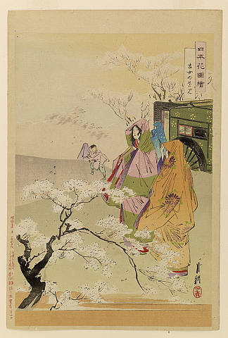 日本花子 Nihon hana zue (1893)，尾形月耕