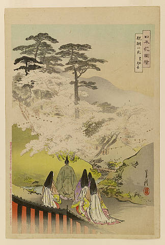 日本花子 Nihon hana zue (1896)，尾形月耕