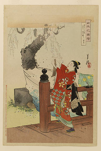 日本花子 Nihon hana zue (1897)，尾形月耕