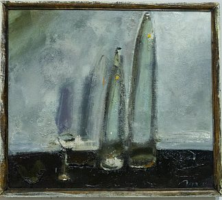 玻璃静物 Still Life With Glass (1987)，奥列格·霍洛西