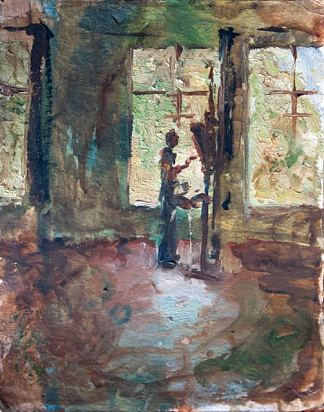 在车间 In the Workshop (c.1982 – c.1984)，奥列格·霍洛西