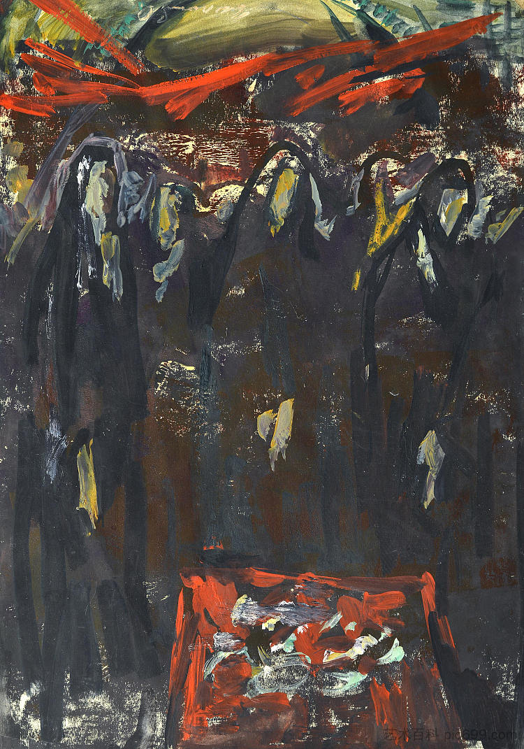 祈祷 Prayer (c.1985)，奥列格·霍洛西