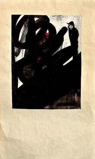 抽象爱好者 Lover of Abstraction (1951)，作者：索科洛夫