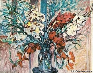 花 Flowers (1931; Ukraine                     )，奥列克萨·诺瓦基夫斯基