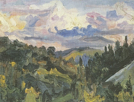 晚间进阶 Evening Approaches (1924)，奥列克萨·诺瓦基夫斯基