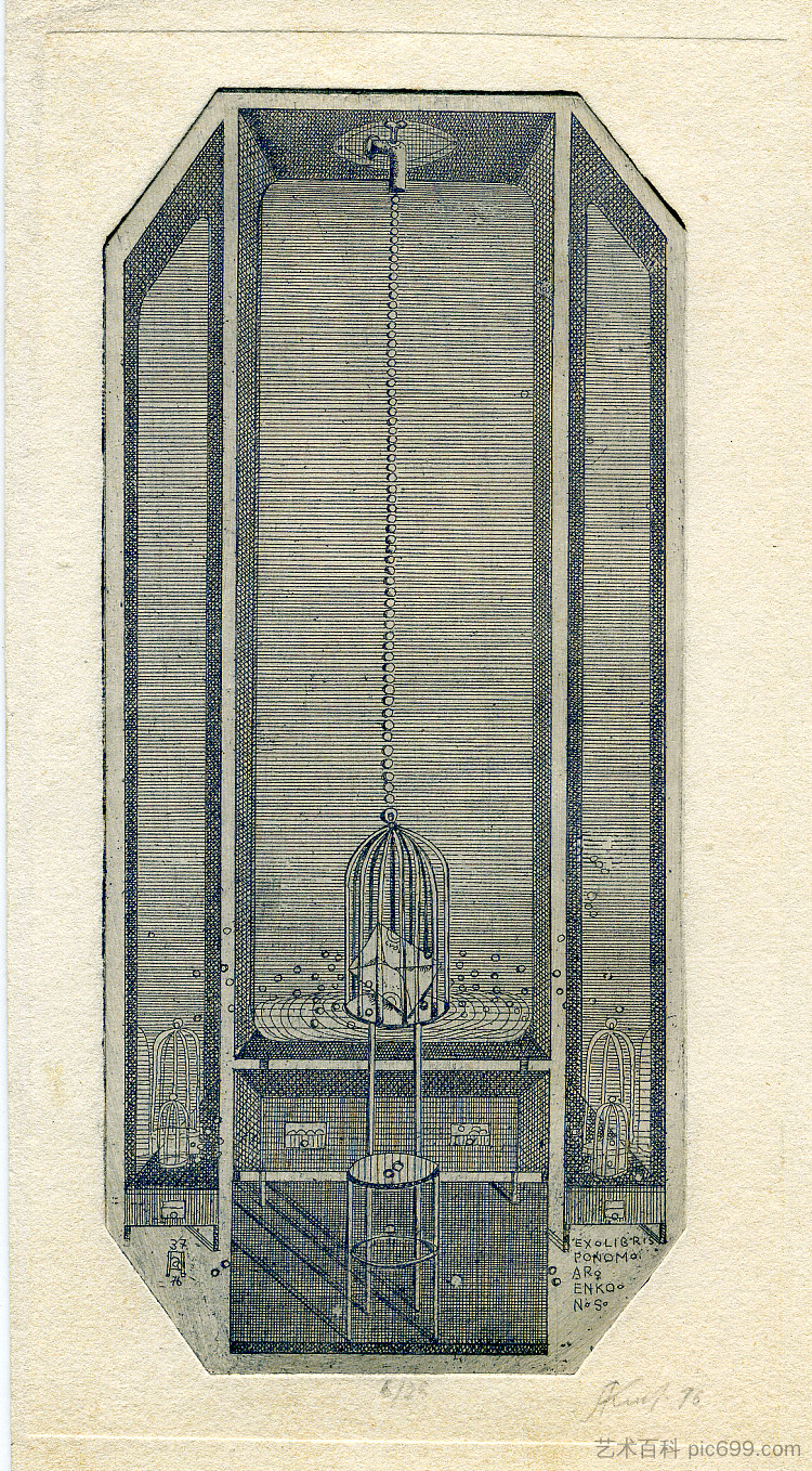 埃克斯利布里斯·波诺马连科· Exlibris Ponomarenko N. S. (1976)，奥列克桑德·阿克西宁