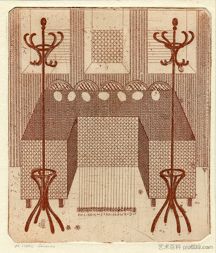 斯坦尼斯瓦夫· Exlibris Stanislawa D. (1976),奥列克桑德·阿克西宁