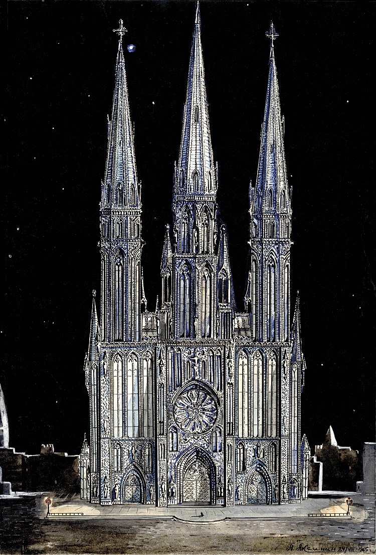 大教堂 The Cathedral (1966),奥列克桑德·阿克西宁