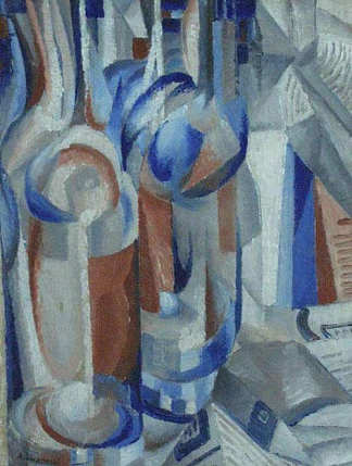 静物画。瓶。 Still life. Bottles.，博格马佐夫