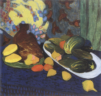 水果和蔬菜静物 Still life with fruits and vegetables (c.1905; Kiev,Ukraine                     )，博格马佐夫