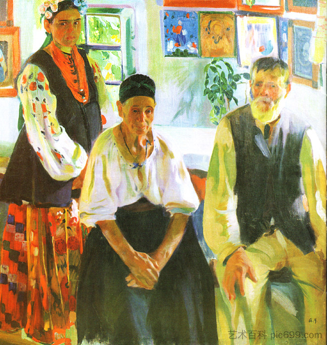 农民家庭 Peasant Family (1914)，穆里什科