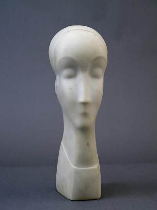 一个女人的头 Head of a Woman (1920 – 1921)，亚历山大・阿尔基边克