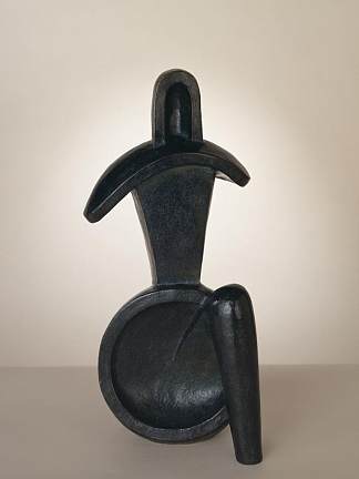 坐着的几何图形 Seated Geometric Figure (c.1950)，亚历山大・阿尔基边克