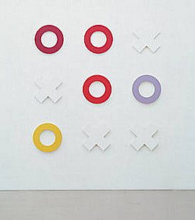 无题（井字系列） Untitled (tic tac toe series) (2002)，奥利维尔莫塞特