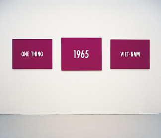 一个 Thing， 1965， 越南 – 南 One Thing, 1965, Viet-Nam (1965)，河原温