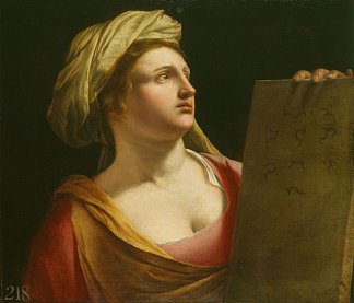 西比尔 A Sibyl (1638)，奥拉齐奥·真蒂莱斯基