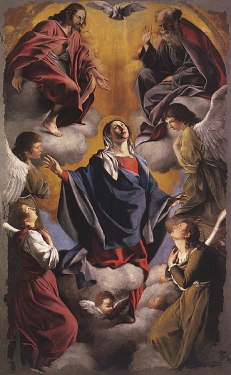圣母升天 Assumption of the Virgin (1608)，奥拉齐奥·真蒂莱斯基