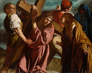 背负十字架的基督 Christ carrying the Cross (1605)，奥拉齐奥·真蒂莱斯基