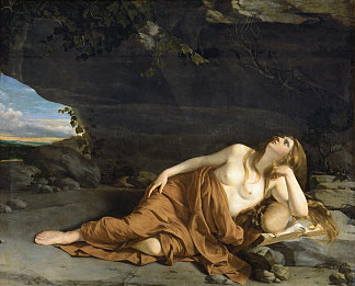 抹大拉的马利亚 Mary Magdalene (1628)，奥拉齐奥·真蒂莱斯基