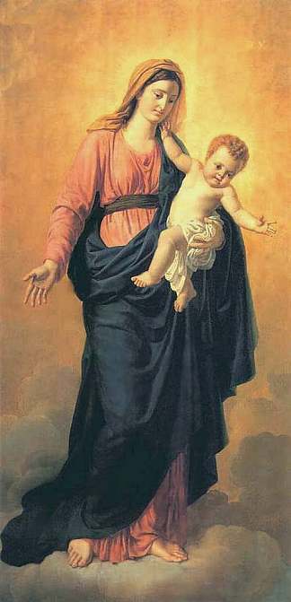 麦当娜与孩子 Madonna with the Child (1809)，吉普林斯基