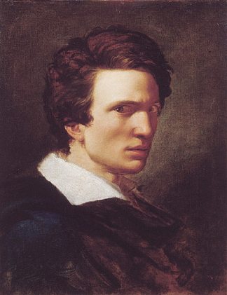 一个男人的肖像 Portrait of a man，吉普林斯基