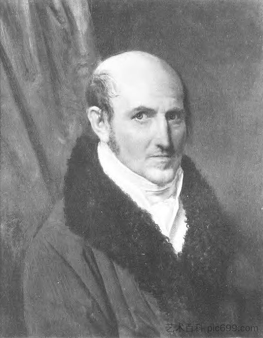 A.希什马列夫的肖像 Portrait of A. Shishmarev (1827),吉普林斯基