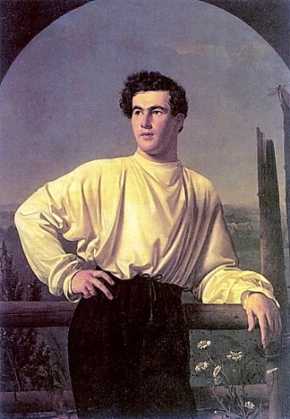 阿塔纳修·希什马列夫的肖像 Portrait of Athanasius Shishmarev (1826)，吉普林斯基