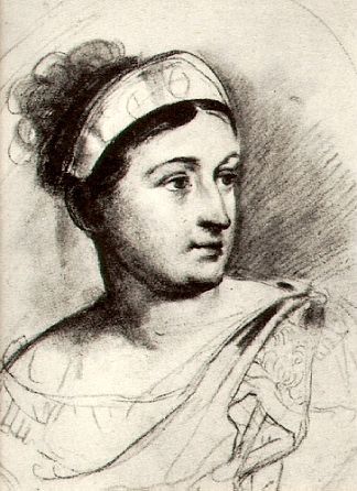 叶卡捷琳娜·塞梅诺娃的肖像 Portrait of Ekaterina Semenova (1815)，吉普林斯基