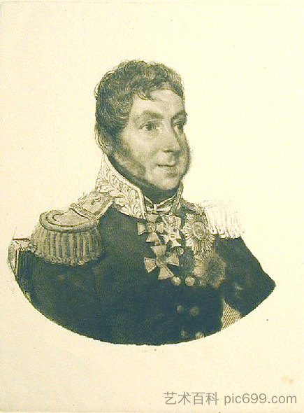 阿列克谢·伊万诺维奇·戈尔恰科夫王子的肖像 Portrait of Prince Aleksey Ivanovich Gorchakov，吉普林斯基