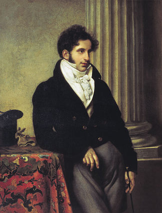 谢尔盖·乌瓦罗夫的肖像 Portrait of Sergei Uvarov (1816)，吉普林斯基