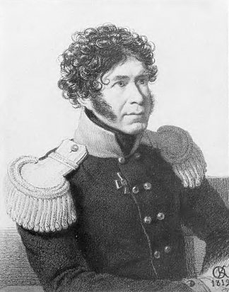 士兵肖像 Portrait of soldier (1812)，吉普林斯基