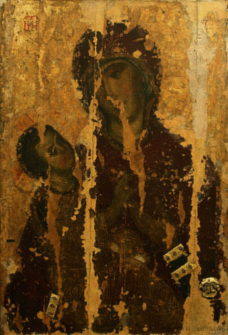 霍尔姆的西奥托科斯 Theotokos of Kholm (c.1075 - c.1125)，东正教圣像