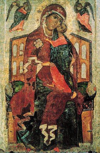 托尔加一世的西奥托科斯（大西奥托科斯） Theotokos of Tolga I (Big Theotokos) (c.1275 – c.1300)，东正教圣像