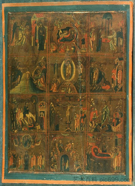琴斯托霍瓦的黑麦当娜 Black Madonna of Częstochowa (c.850 - c.1050),东正教圣像