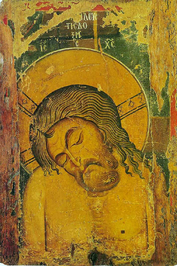 死去的基督 Dead Christ (c.1150)，东正教圣像