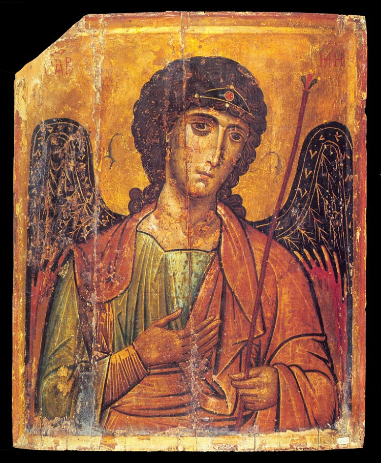 天使长米迦勒 Michael the Archangel (c.1200 - c.1300)，东正教圣像