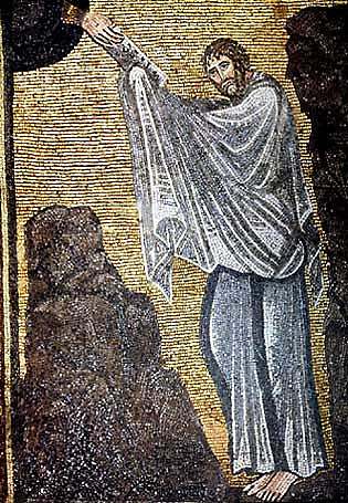 摩西与十诫 Moses with the Ten Commandments (c.500 – c.600)，东正教圣像
