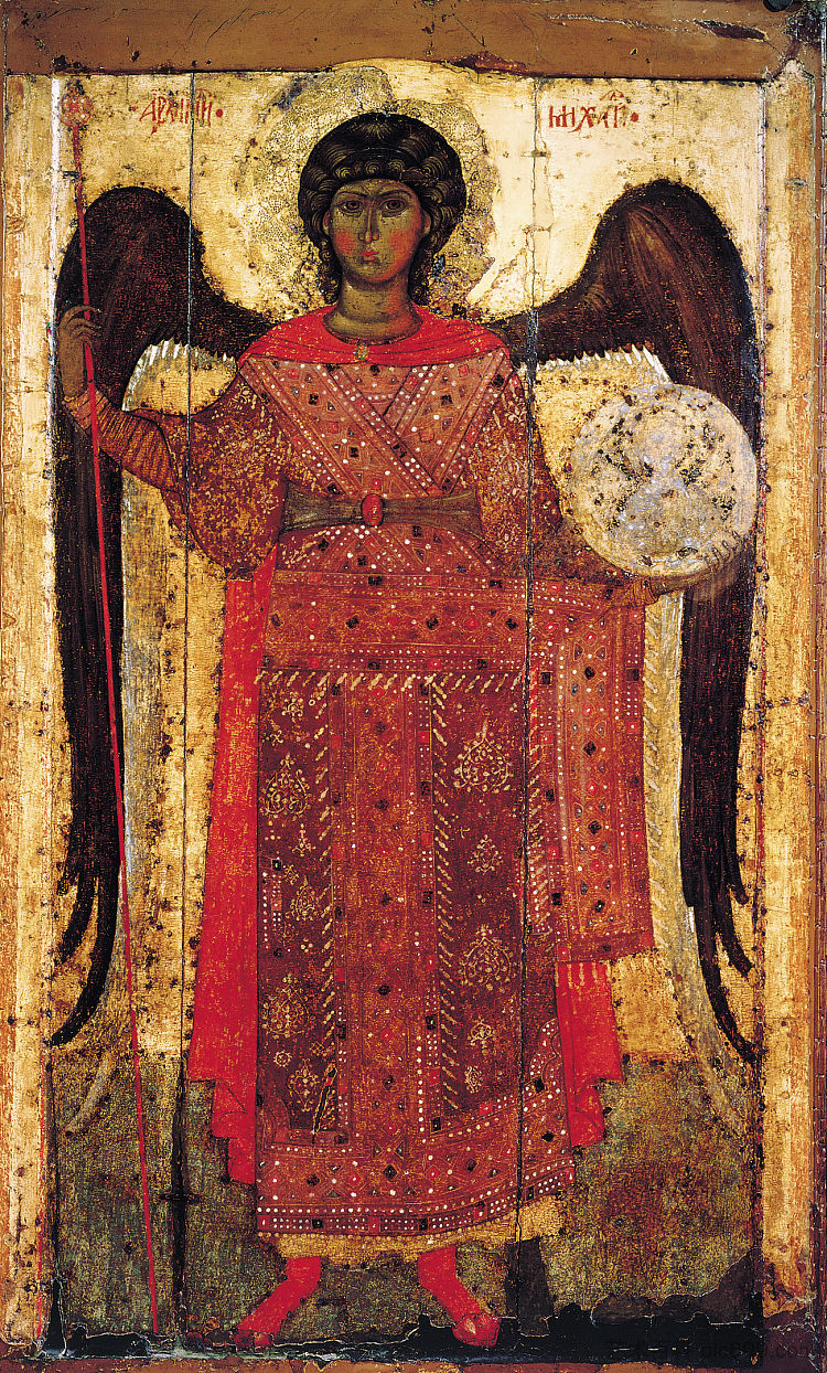 大天使米迦勒 The Archangel Michael (c.1275 - c.1300)，东正教圣像