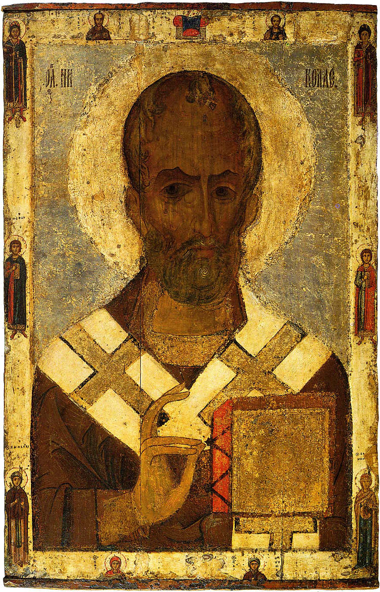 圣尼古拉斯 Saint Nicholas (c.1100 - c.1200)，东正教圣像