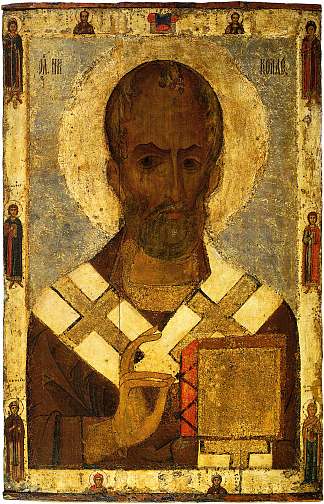 圣尼古拉斯 Saint Nicholas (c.1100 – c.1200)，东正教圣像